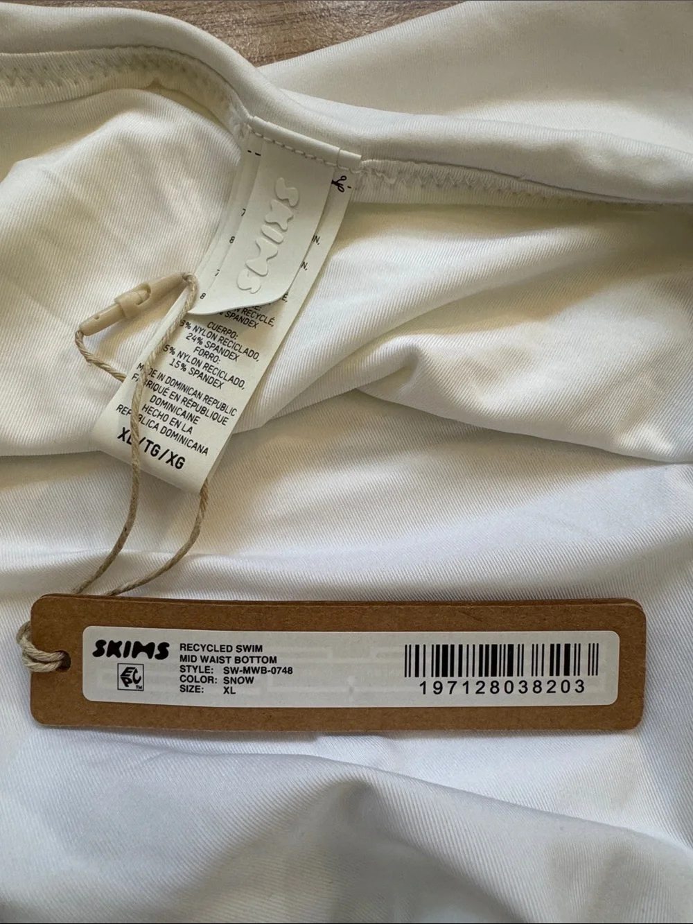 SKIMS Recycled Swim Mid Waist Bottom ✨ XL